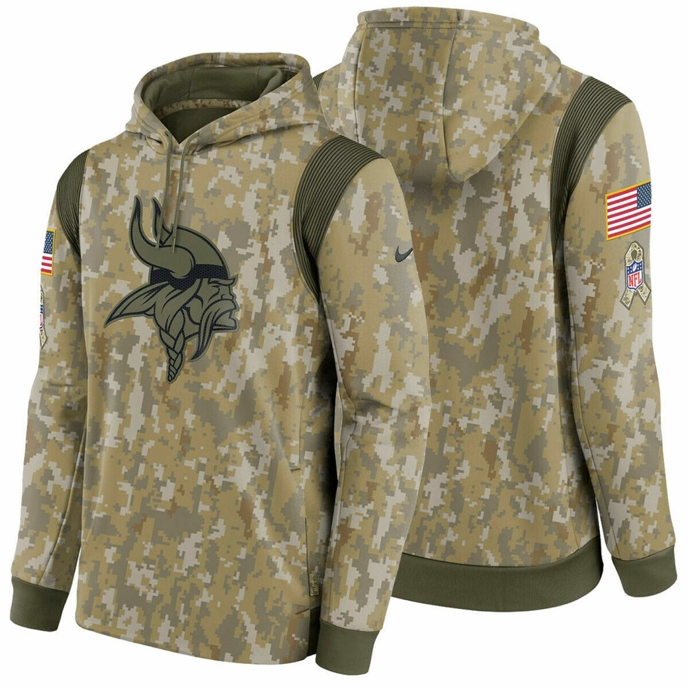 Nike | Minnesota Vikings |‎ Salute To Service Therma Performance Hoodie | Small